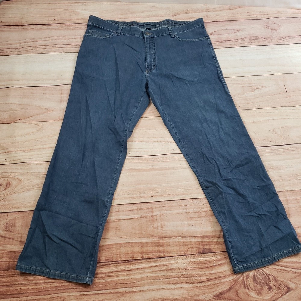 Ermenegildo Zegna Jeans Womens 40 Blue Wide Leg‎ High Rise Denim Ladies 40x29